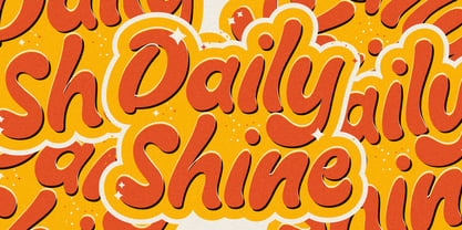Daily Shine Font Poster 1