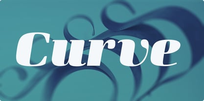 Curve Font Poster 8