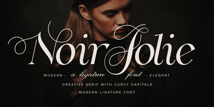 Noir Jolie Font Poster 1
