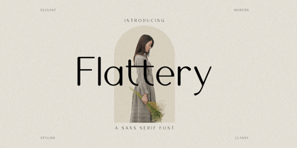 Flattery Font Poster 1