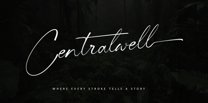 Centralwell Font Poster 1