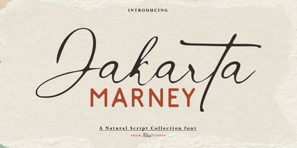 Jakarta Marney Sans Font Poster 1