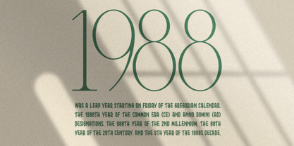 DuaSatu Font Poster 10