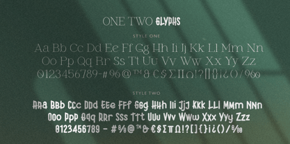 DuaSatu Font Poster 12