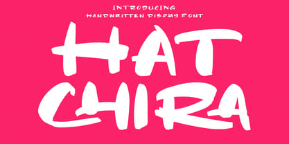 Hatchira Font Poster 1