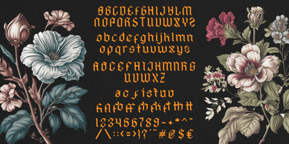 Hyacinth Font Poster 15