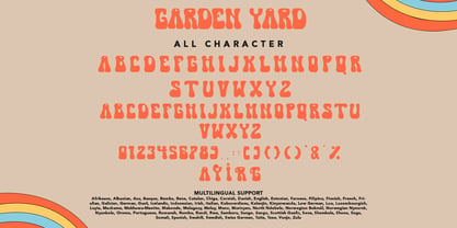 Garden Yard Font Poster 7