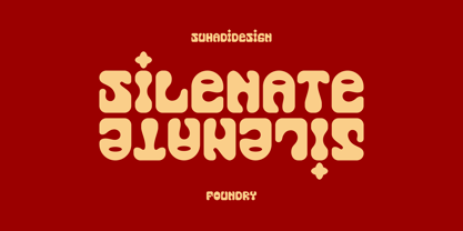 Silenate Font Poster 1