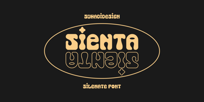 Silenate Font Poster 2