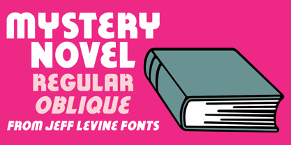 Mystery Novel JNL Font Poster 1