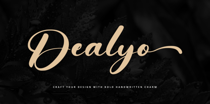 Dealyo Font Poster 1