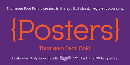 Thomasen Font Poster 7