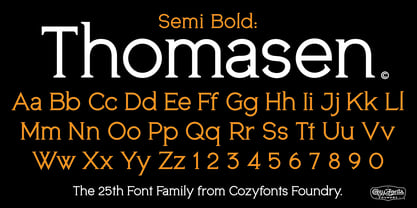 Thomasen Font Poster 3