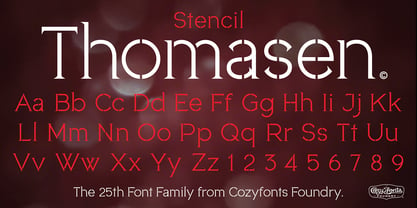 Thomasen Font Poster 4