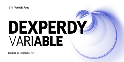 Dexperdy Variable Font Poster 1