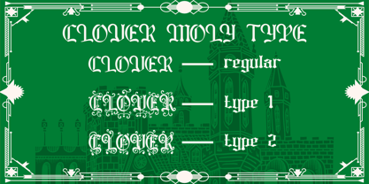 Clover Moly Font Poster 10