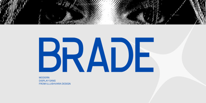 Brade Font Poster 1