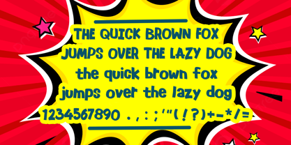 Amazon Comic Font Poster 4