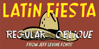 Latin Fiesta JNL Font Poster 1