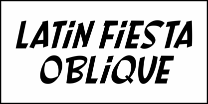 Latin Fiesta JNL Font Poster 4