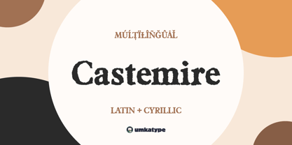 Castemire Font Poster 13