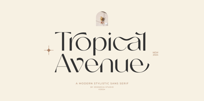 Tropical Avenue Font Poster 1