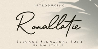 Ronalltie Font Poster 1