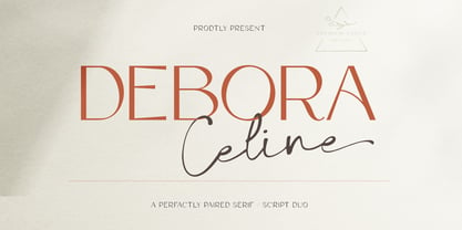 Debora Celina Script Font Poster 1