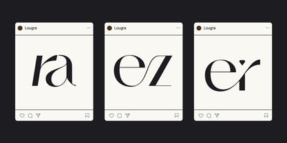 Lougra Font Poster 3