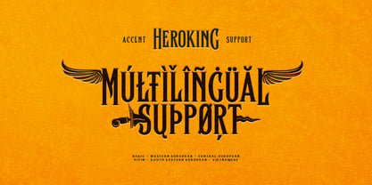 Heroking Font Poster 15