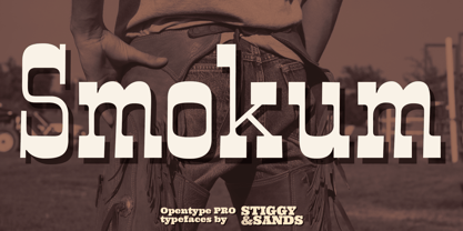 Smokum Pro Font Poster 1