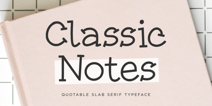 Classic Notes Fuente Póster 1