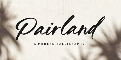 Pairland Font Poster 1