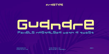 Guanare Variable Font Poster 1