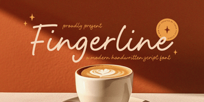 Fingerline Font Poster 1