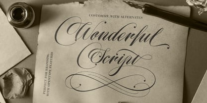 Rhampdone Script Font Poster 8