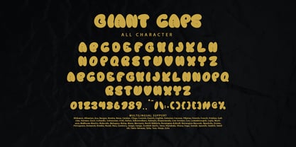 MC Giant Caps Font Poster 8