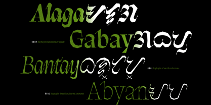 Balete Variable Font Poster 10