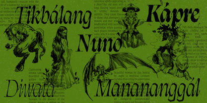 Balete Variable Font Poster 12