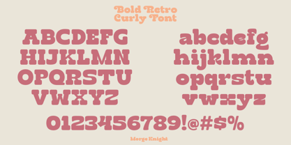 Morge Knight Font Poster 6