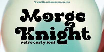 Morge Knight Font Poster 1