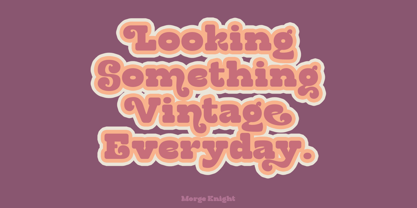 Morge Knight Font Poster 10