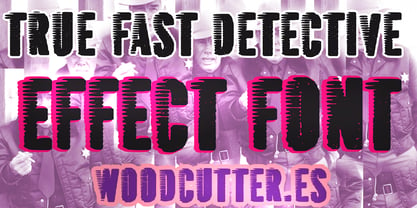 True Fast detective Font Poster 1