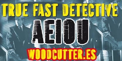 True Fast detective Font Poster 5