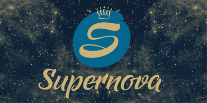 Supernova Std Font Poster 2