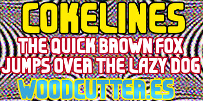 Cokelines Font Poster 2