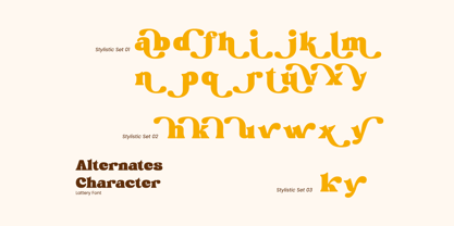 Lattery Font Poster 10