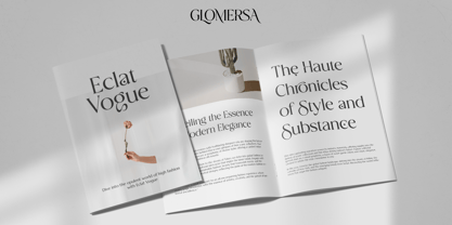 Glomersa Font Poster 5