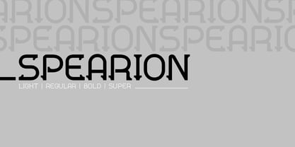 Spearion Font Poster 1