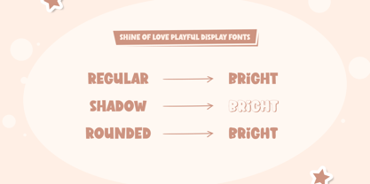 Shine of Love Font Poster 7